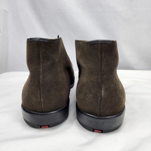 Prada Men's Brown Suede Chukka Boots Shoes Prada Size 9 US size 10 - Picture 4 of 8